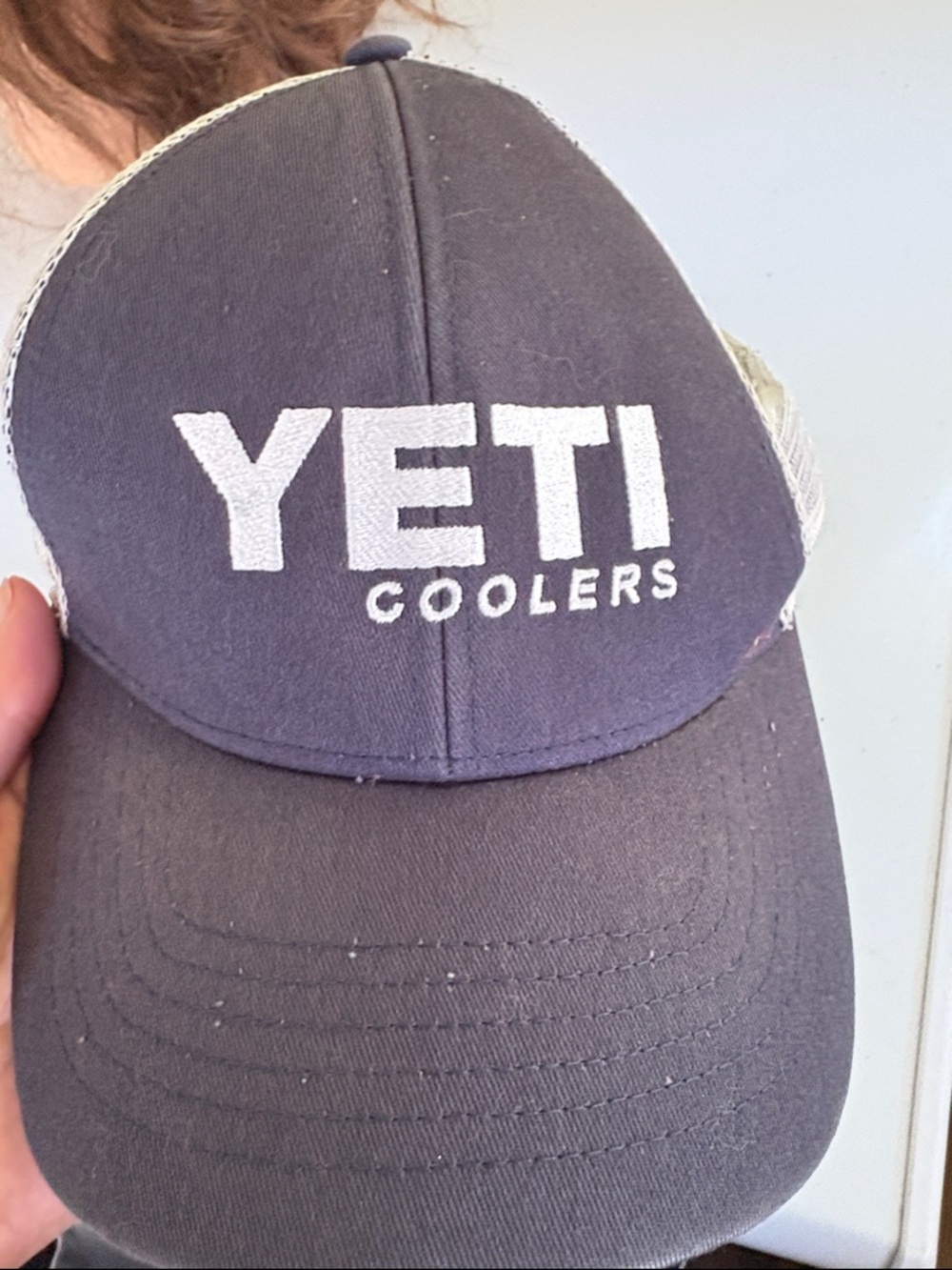 Yeti Coolers Navy SnapBack Trucker Hat One Size